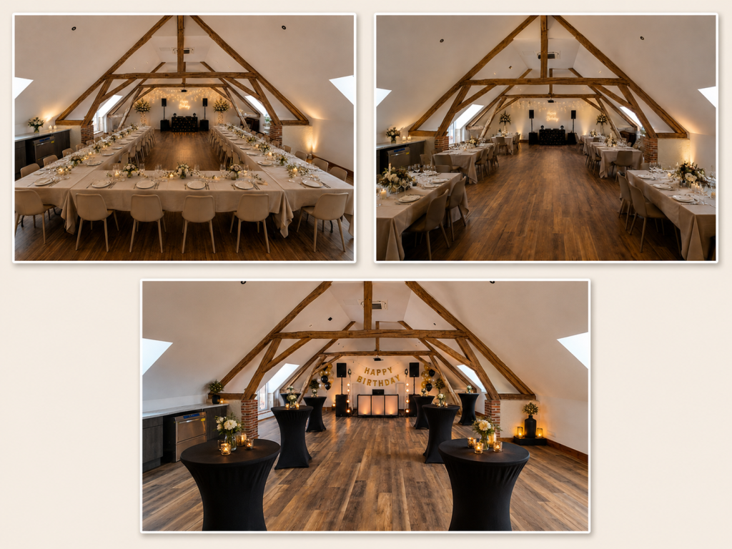salle de réception agencement fête Domaine Le fournya by cotevent
